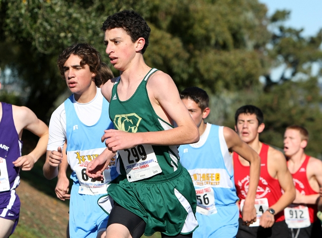 NCS XC D2 Boys-011.JPG - 2009 North Coast Section Cross Country Championships, Hayward High School, Hayward, California